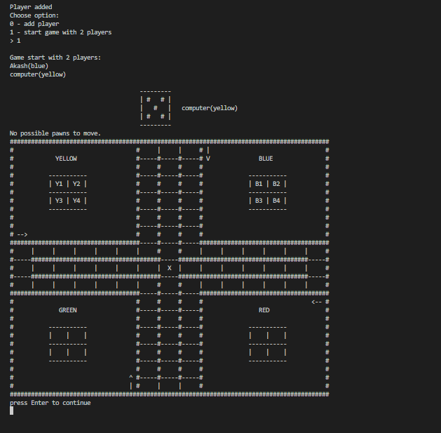 Ludo game Project